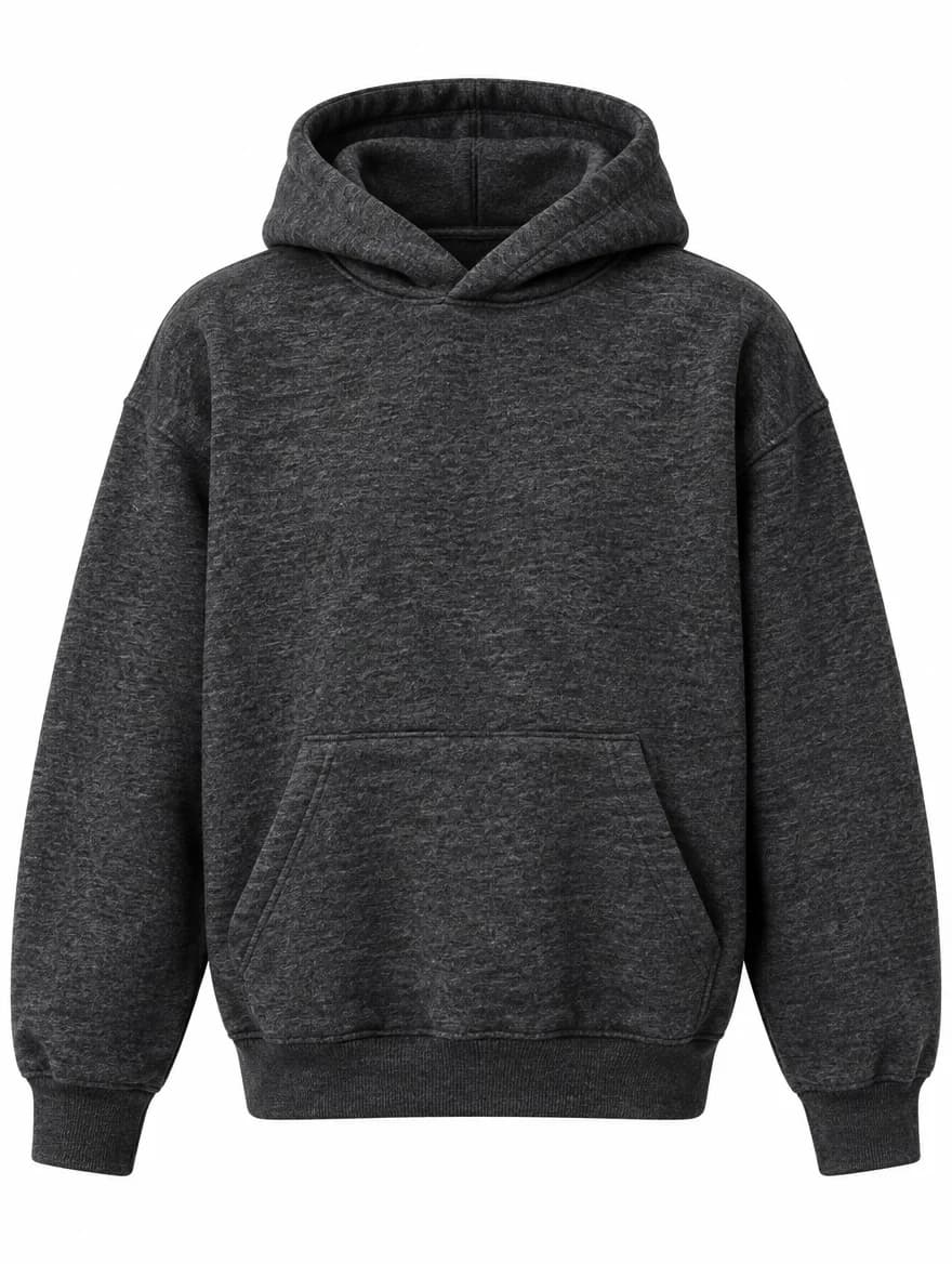 Hoodie Heavyweight Charbon