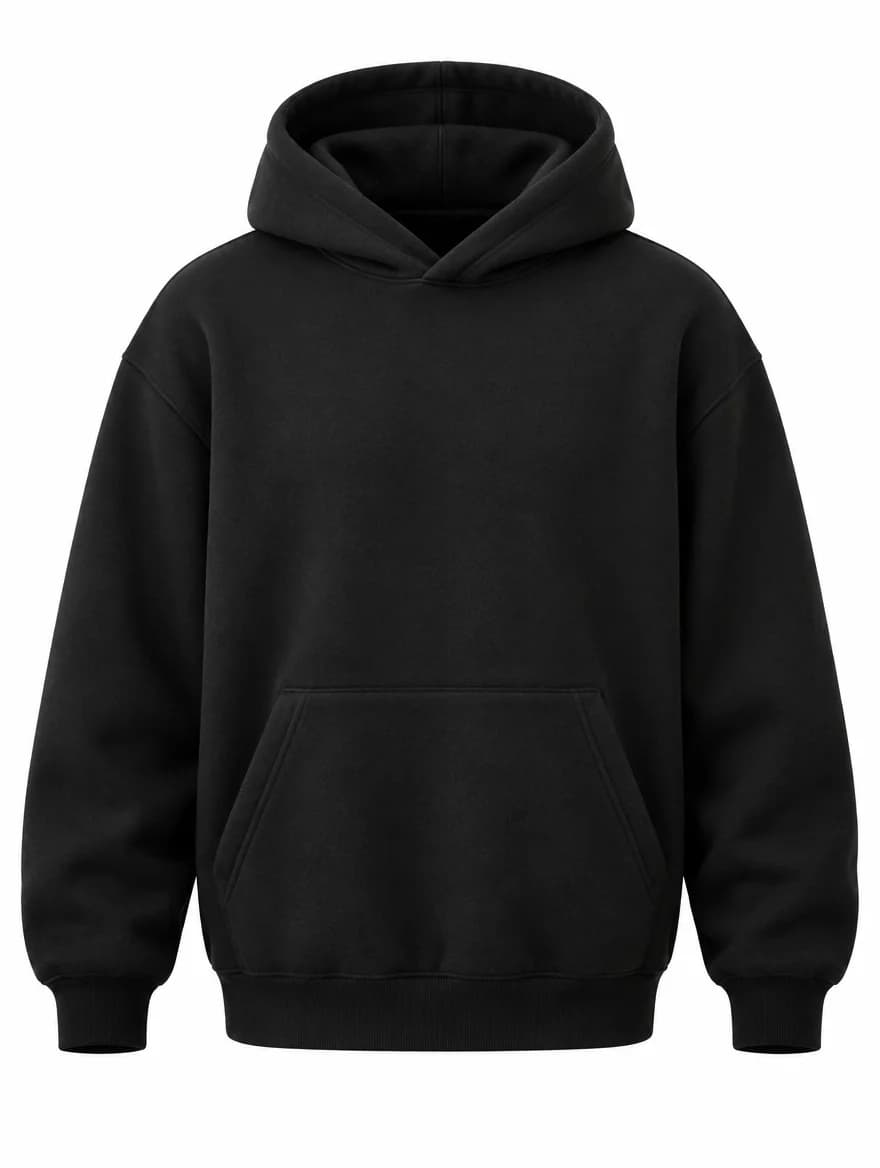 Hoodie Heavyweight Noir