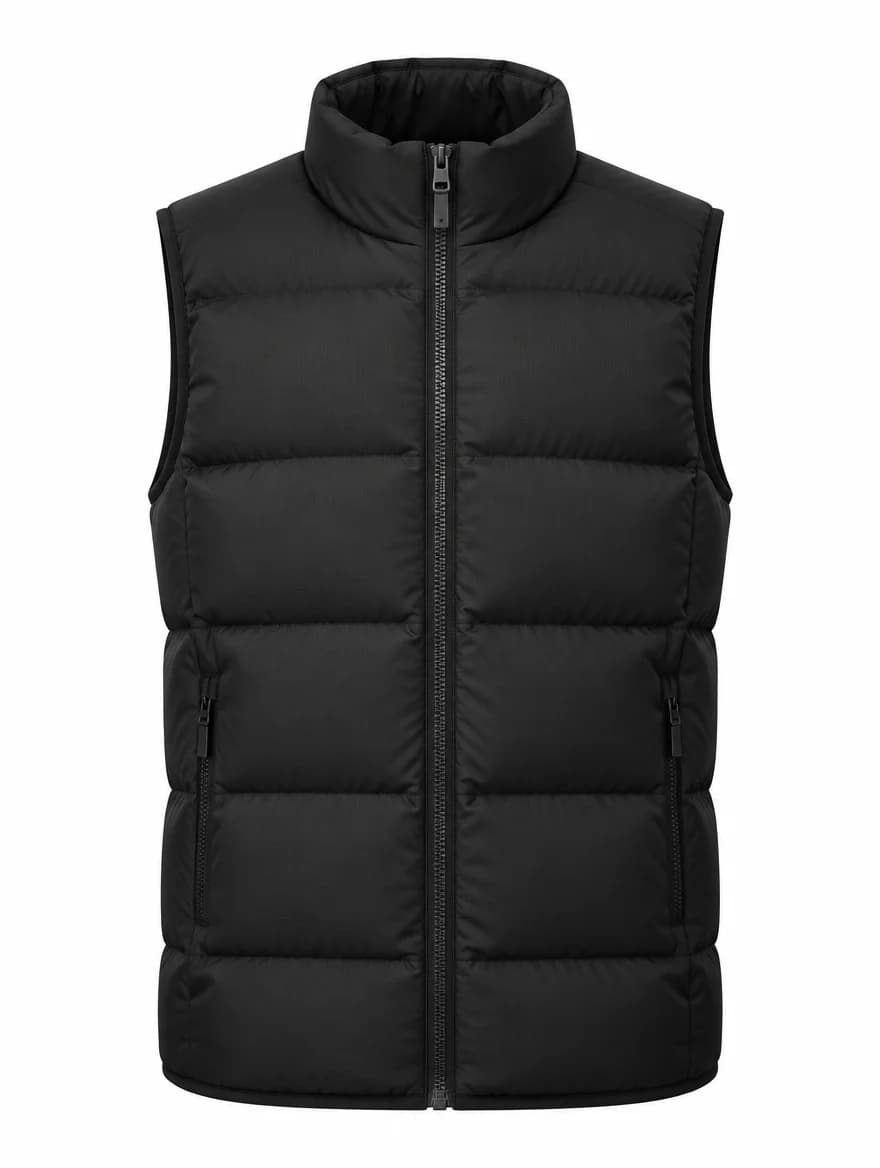 Puffer Sans Manches Noir