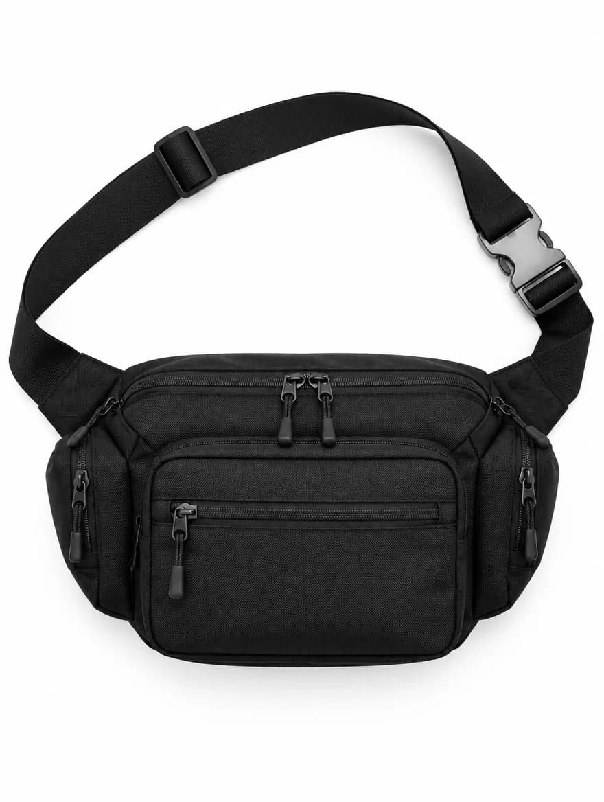 Sac Banane Nylon Noir