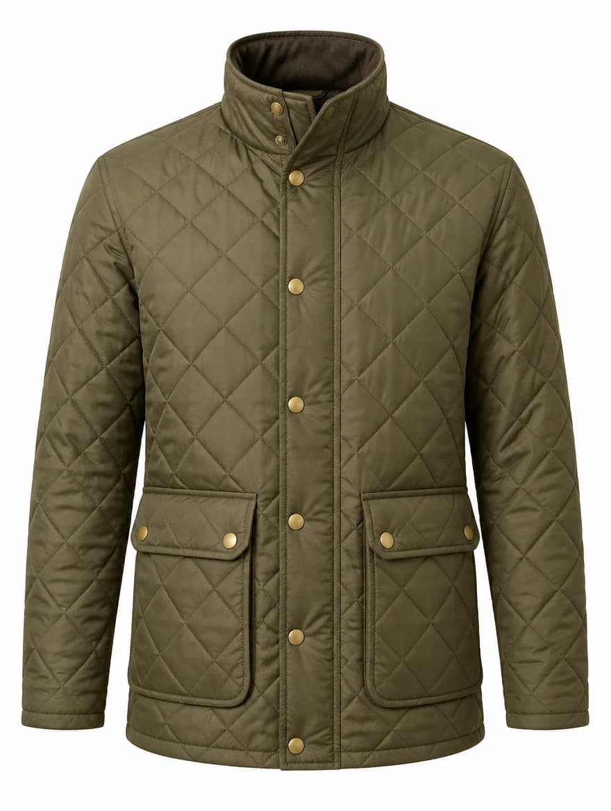 Veste Matelassée Kaki